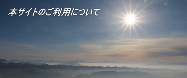本サイトのご利用について 